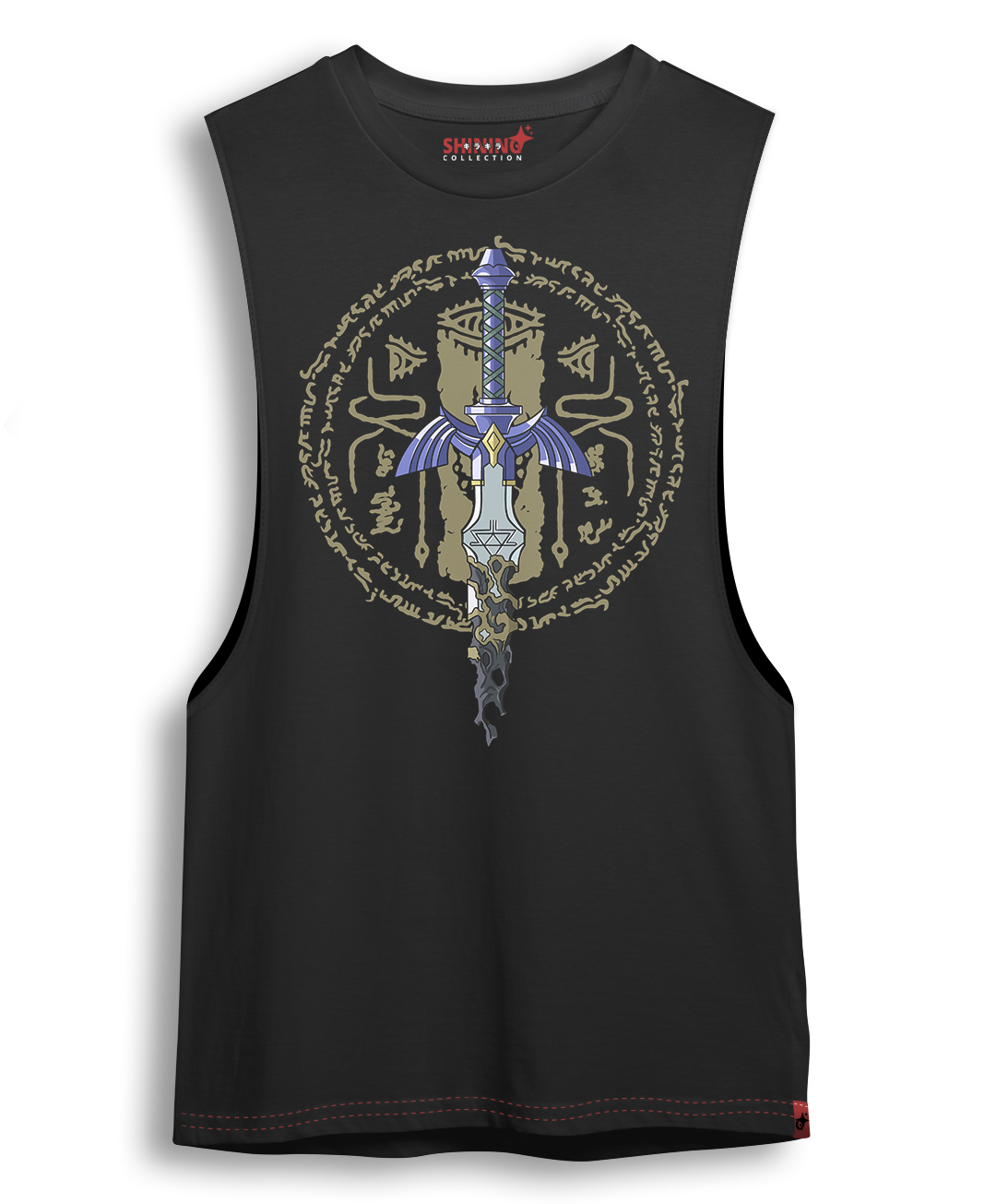 Polera de Zelda Espada Maestra Tears of the Kingdom Oversized Long Fit Unisex