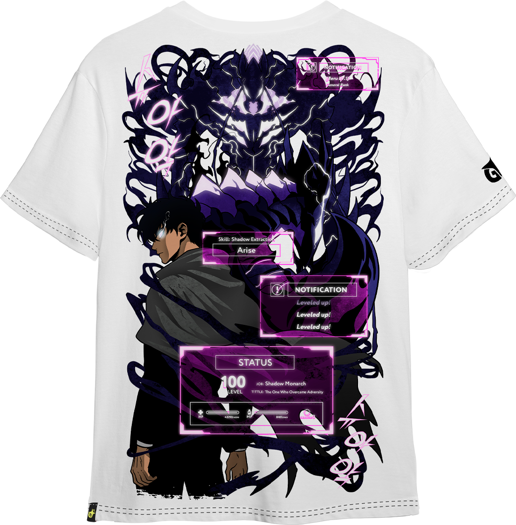 Polera Full Art Solo Leveling– El Guardián de las Sombras
