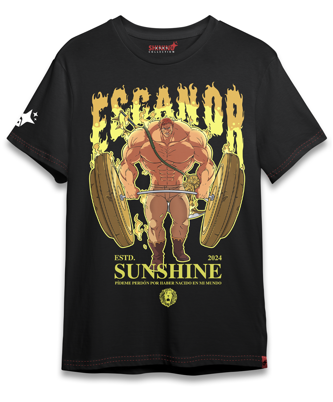 León del Sol: Escanor y el Poder del Orgullo - 7 Pecados Capitales - Oversize Long Fit Unisex