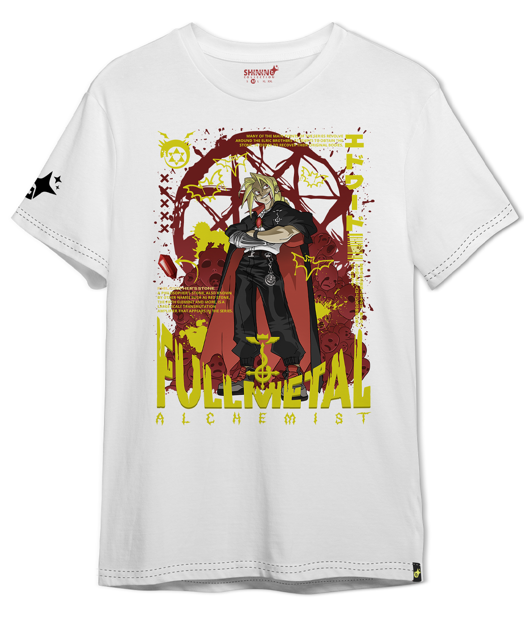 Polera Edward Vampiro - Fullmetal Alchemist Long Fit Unisex