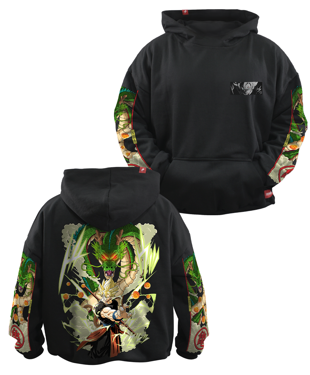Hoodie Son Goku & Shenlong - Dragon Ball Oversized Unisex