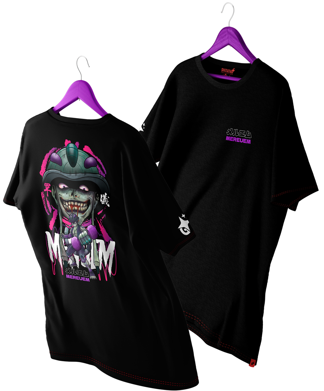 Polera Furia Real: Meruem Desatado - Hunter X Oversized Long Fit Unisex
