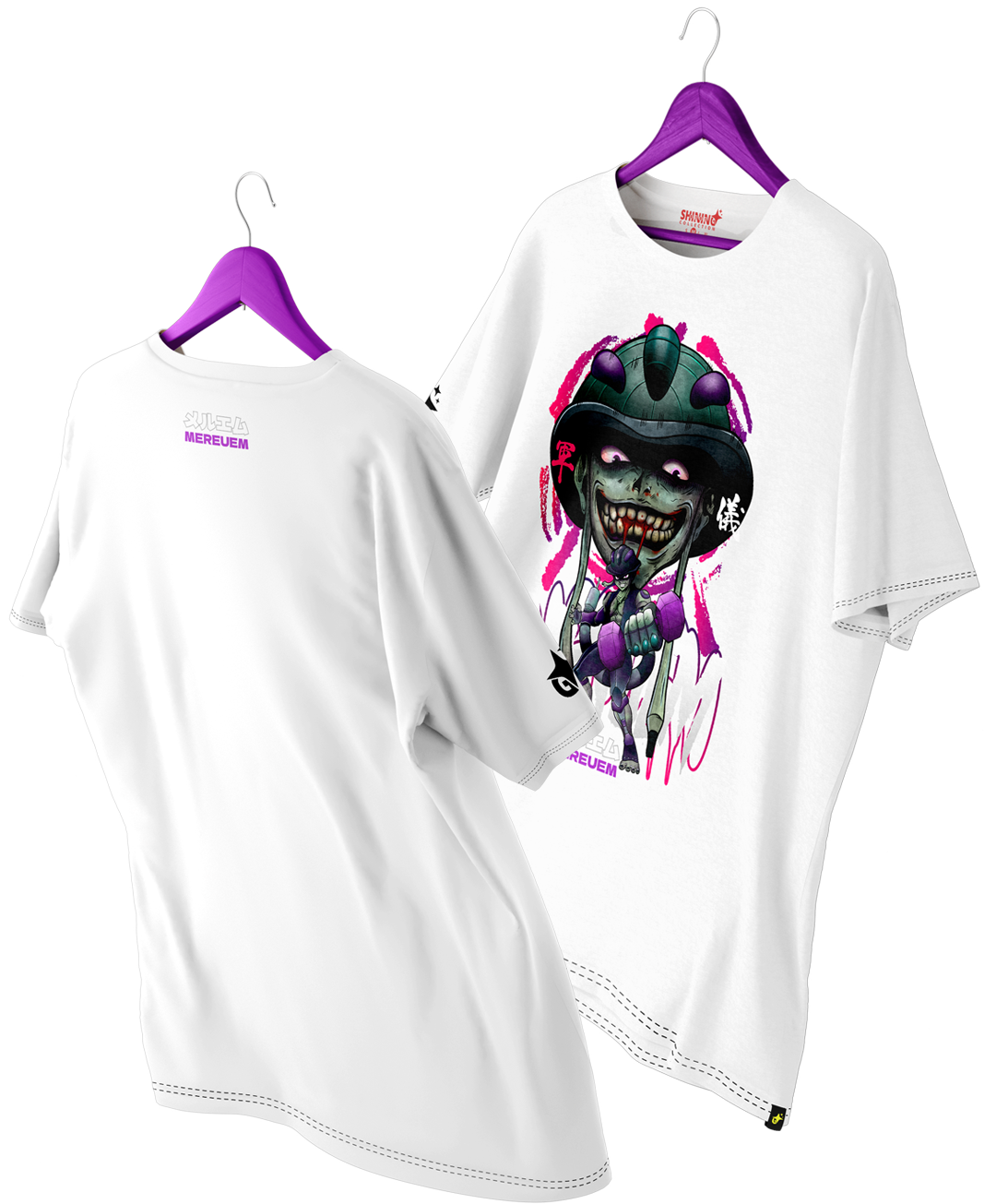 Polera Furia Real: Meruem Desatado - Hunter X Oversized Long Fit Unisex