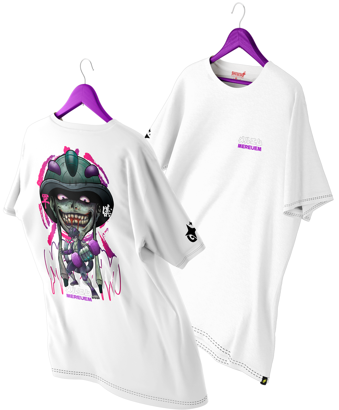 Polera Furia Real: Meruem Desatado - Hunter X Oversized Long Fit Unisex