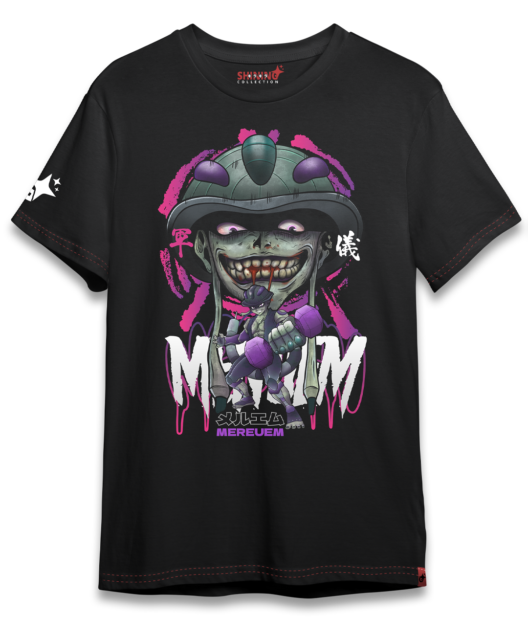 Polera Furia Real: Meruem Desatado - Hunter X Oversized Long Fit Unisex