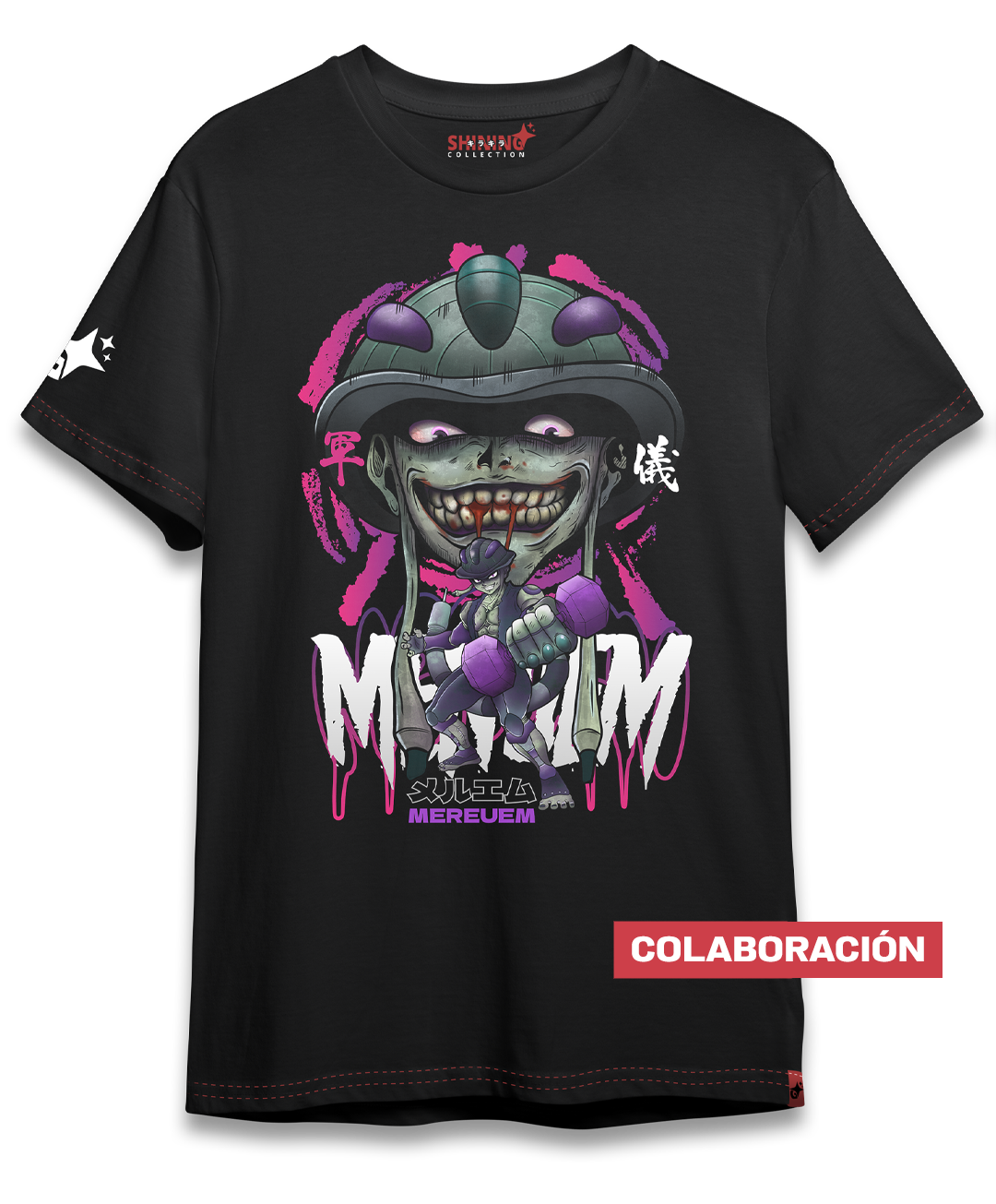 Polera Furia Real: Meruem Desatado - Hunter X Oversized Long Fit Unisex