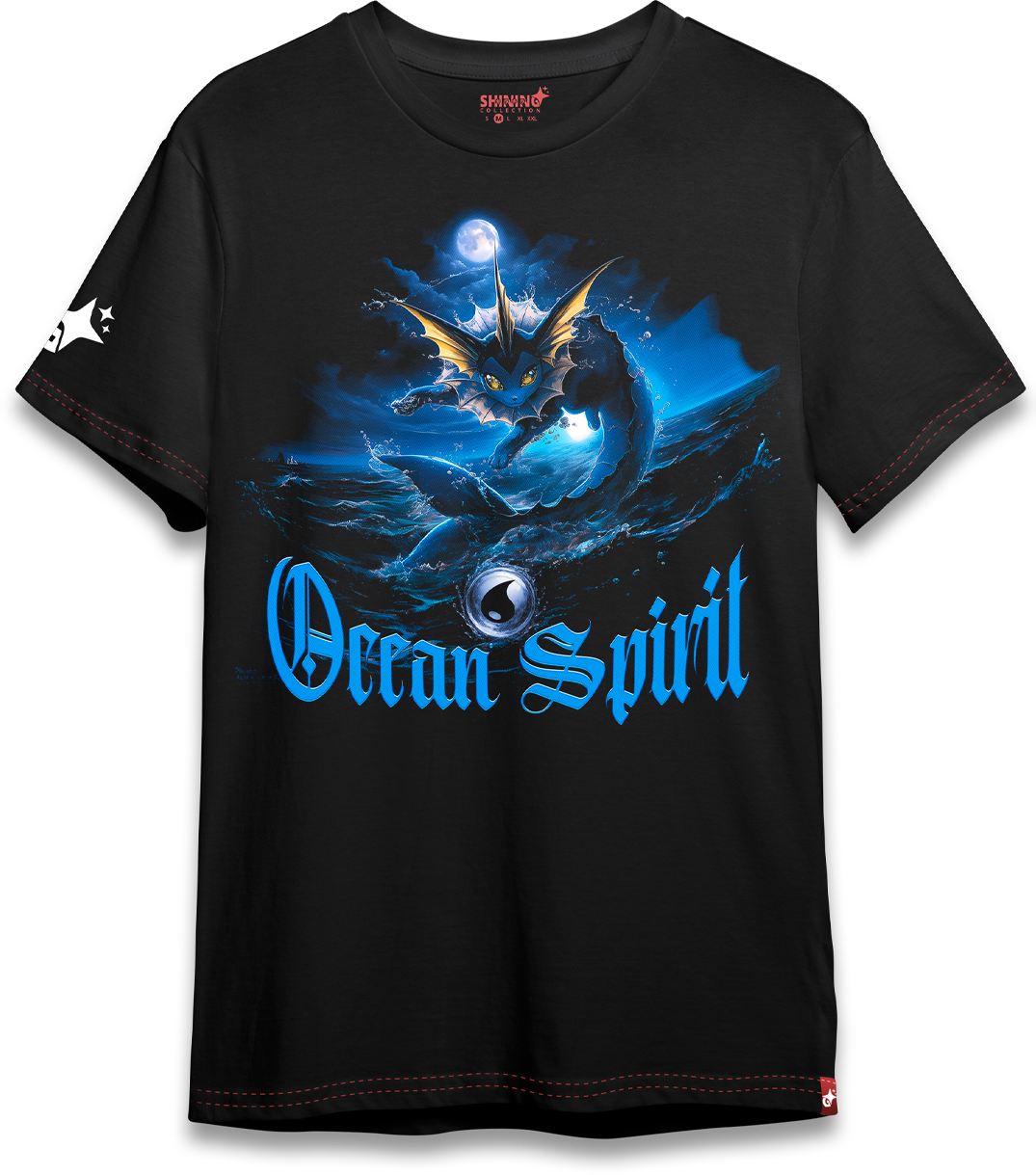 Polera Ocean Spirit Vaporeon – Oversized Long Fit Unisex