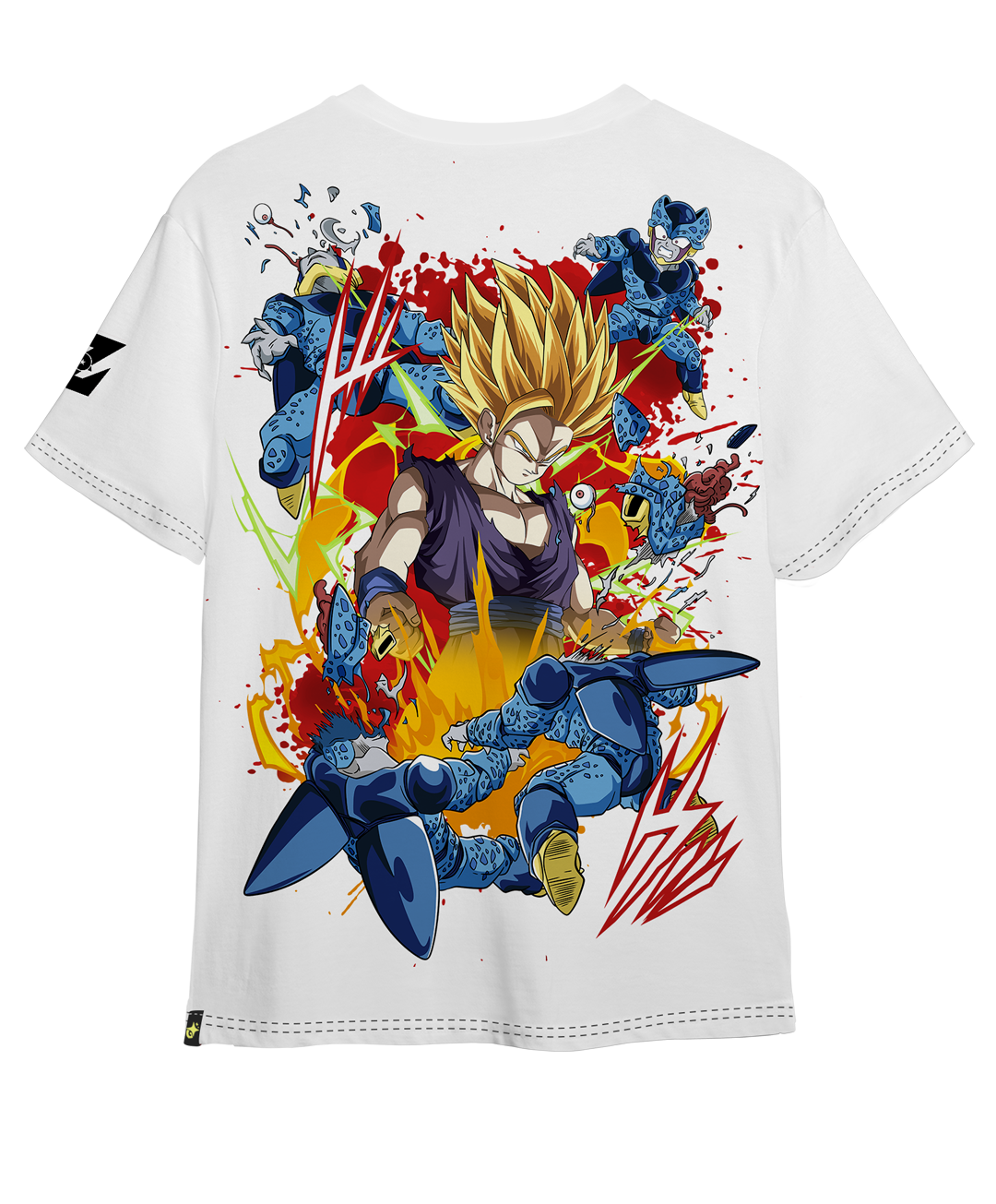 Polera Full Art Son Gohan - Dragon Ball Z - Oversized Long Fit Unisex