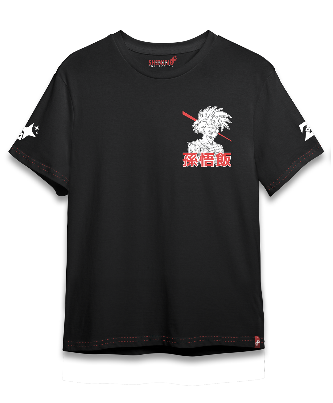 Polera Full Art Son Gohan - Dragon Ball Z - Oversized Long Fit Unisex