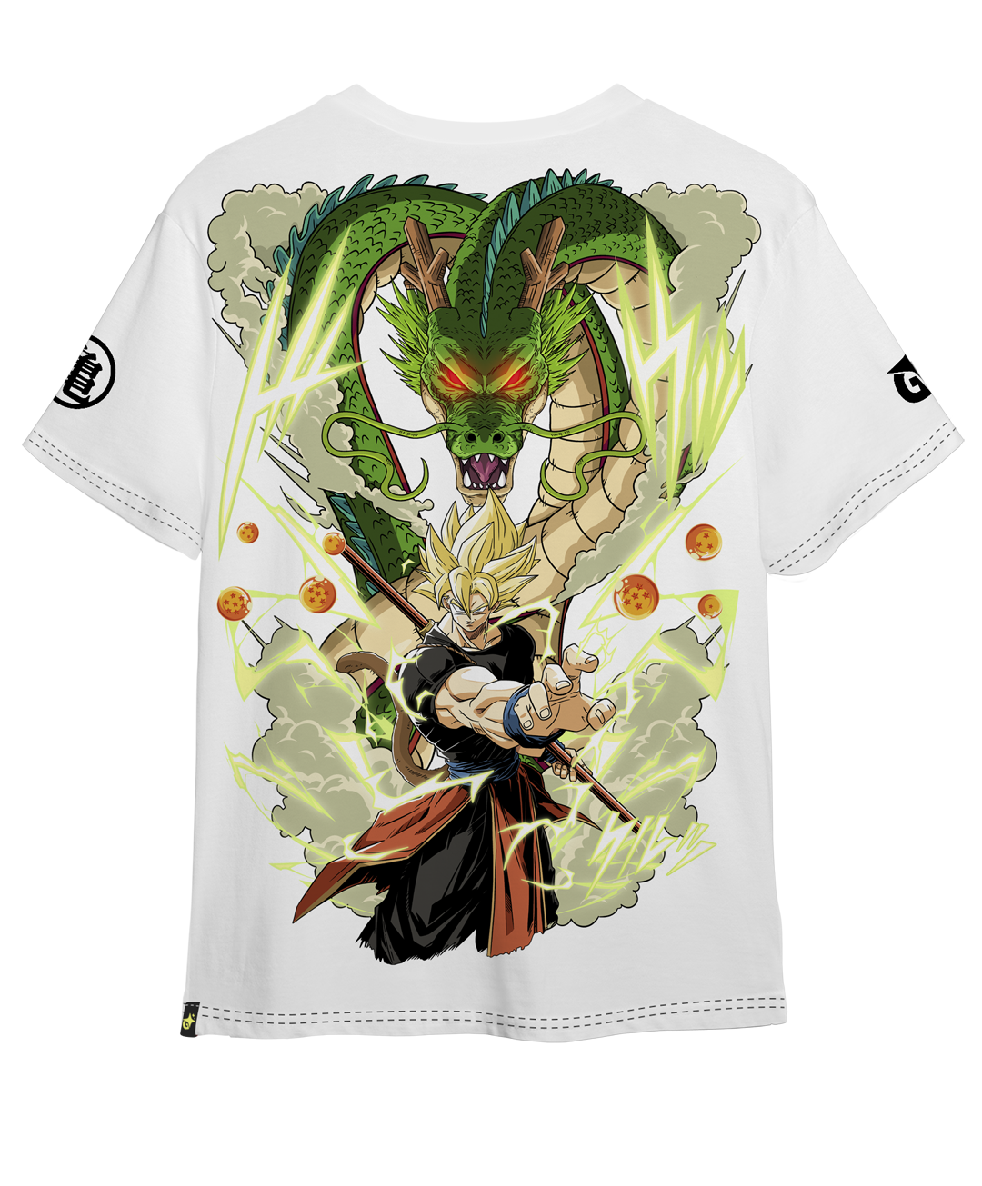 Polera Full Art Son Goku - Dragon Ball - Oversized Long Fit Unisex