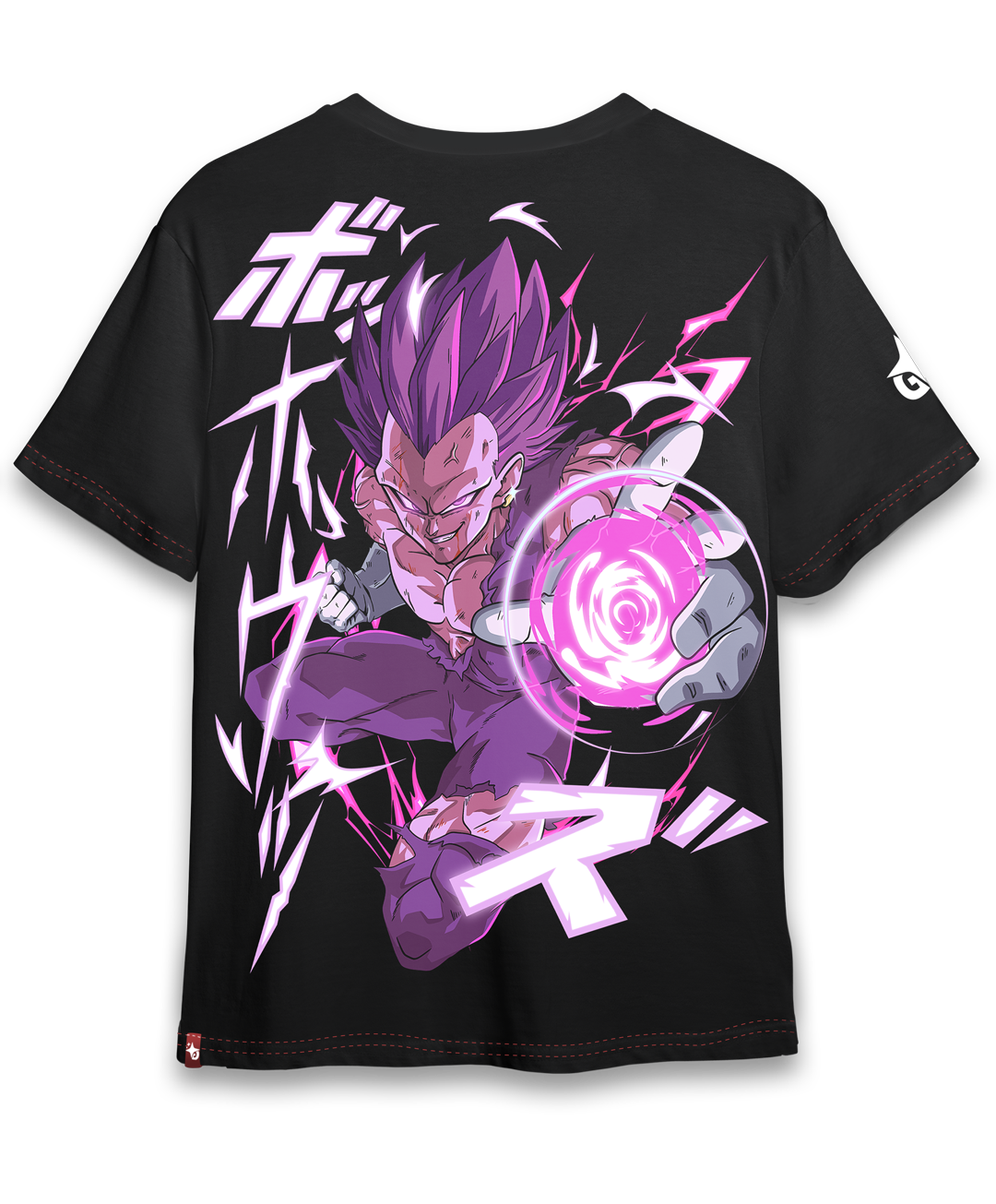 Polera Full Art Vegeta Ultra Ego - Dragon Ball - Oversized Long Fit Unisex