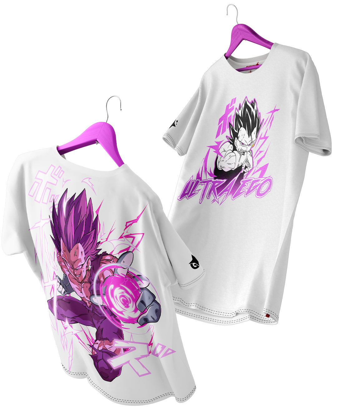 Polera Full Art Vegeta Ultra Ego - Dragon Ball - Oversized Long Fit Unisex