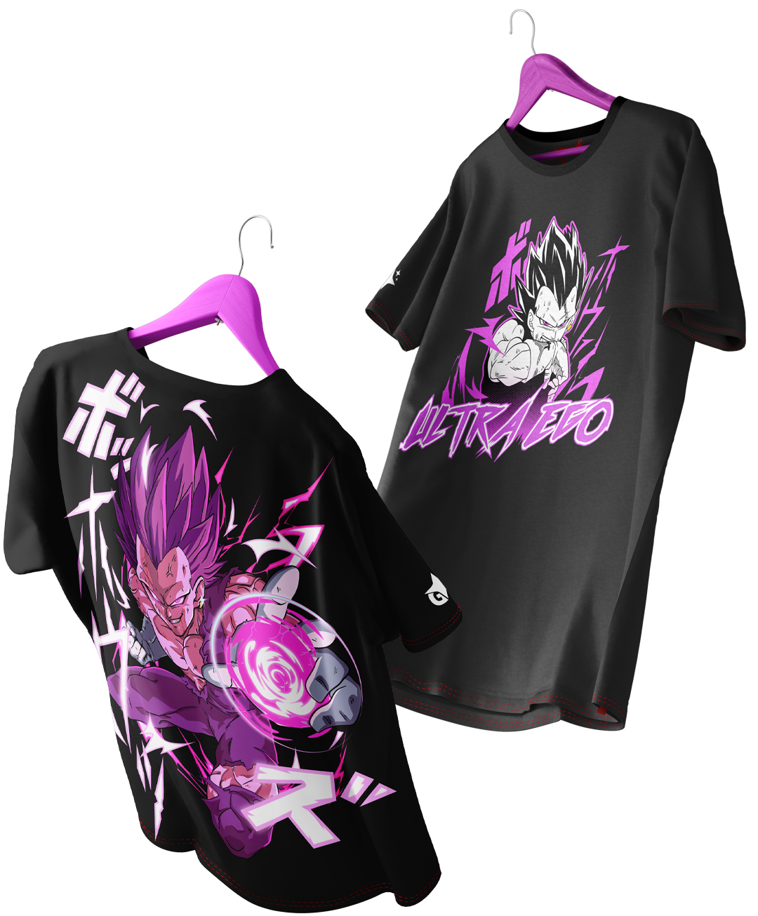 Polera Full Art Vegeta Ultra Ego - Dragon Ball - Oversized Long Fit Unisex