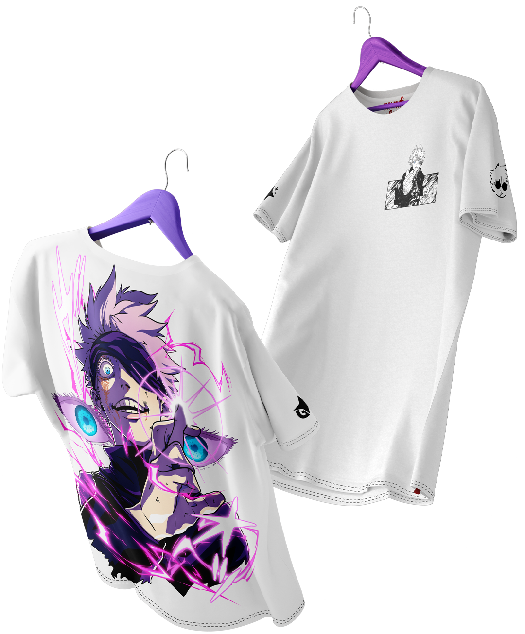 Polera Full Art Satoru Gojo - Jujutsu Kaisen - Oversized Long Fit Unisex