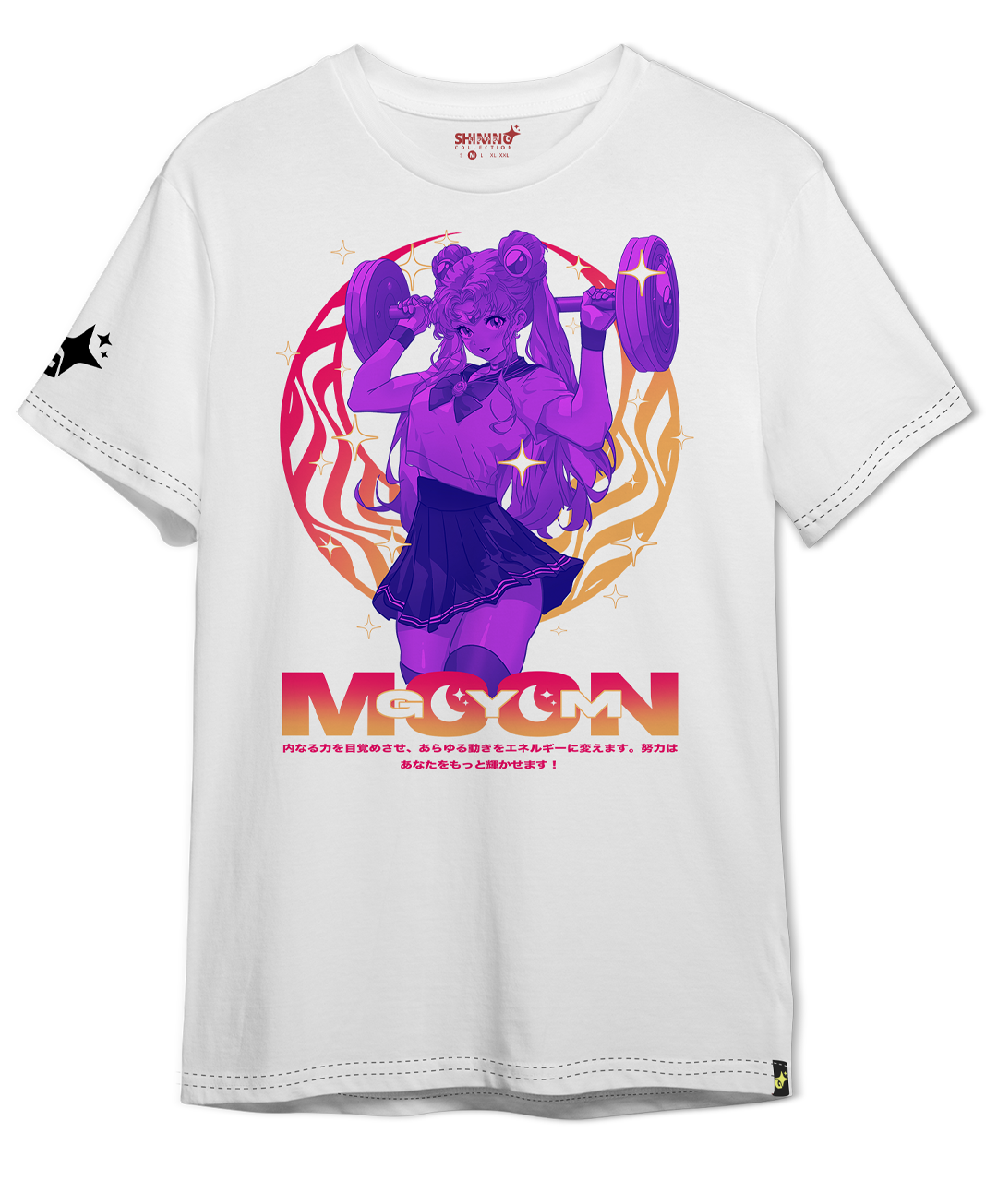 Polera Serena Tsukino Gym - Sailor Moon Long Fit Unisex