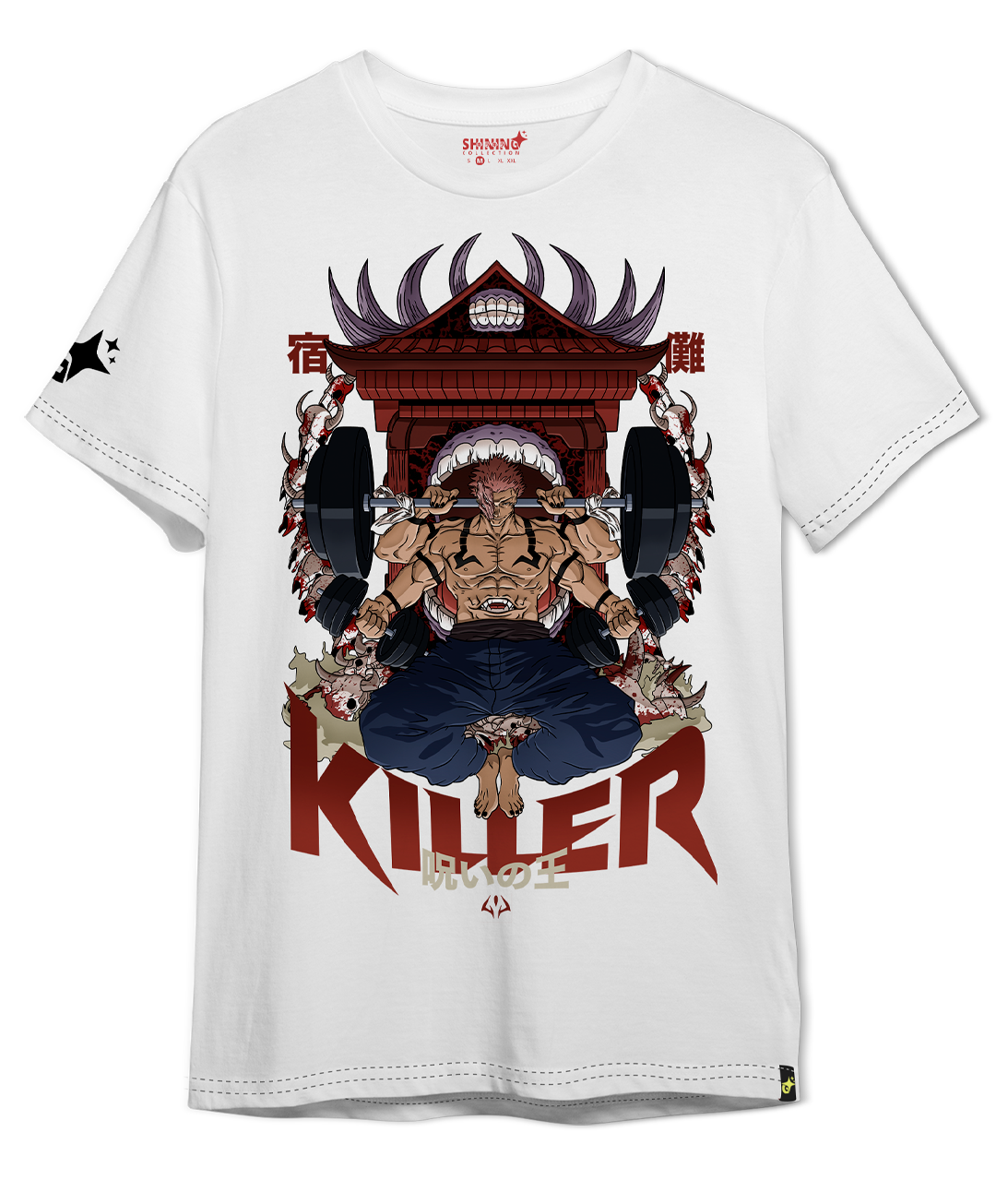 Sukuna Gym - el Rey de las Maldiciones - Jujutsu Kaisen - Oversized Long Fit Unisex