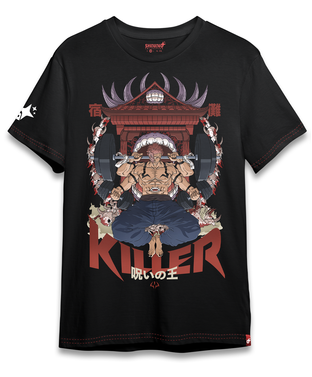 Sukuna Gym - el Rey de las Maldiciones - Jujutsu Kaisen - Oversized Long Fit Unisex