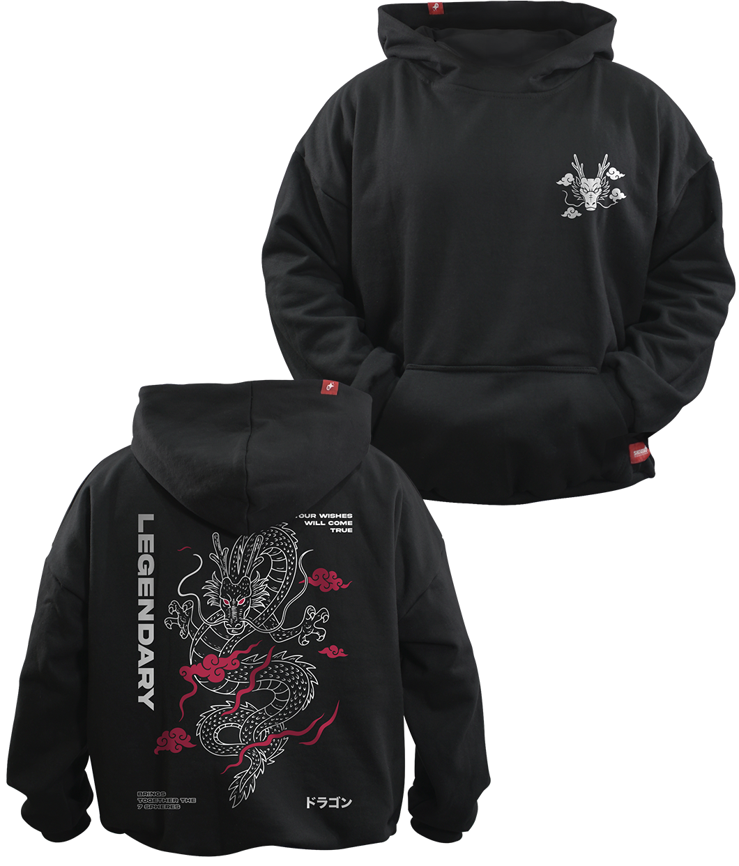 Hoodie Legendary Shenlong Oversize Unisex