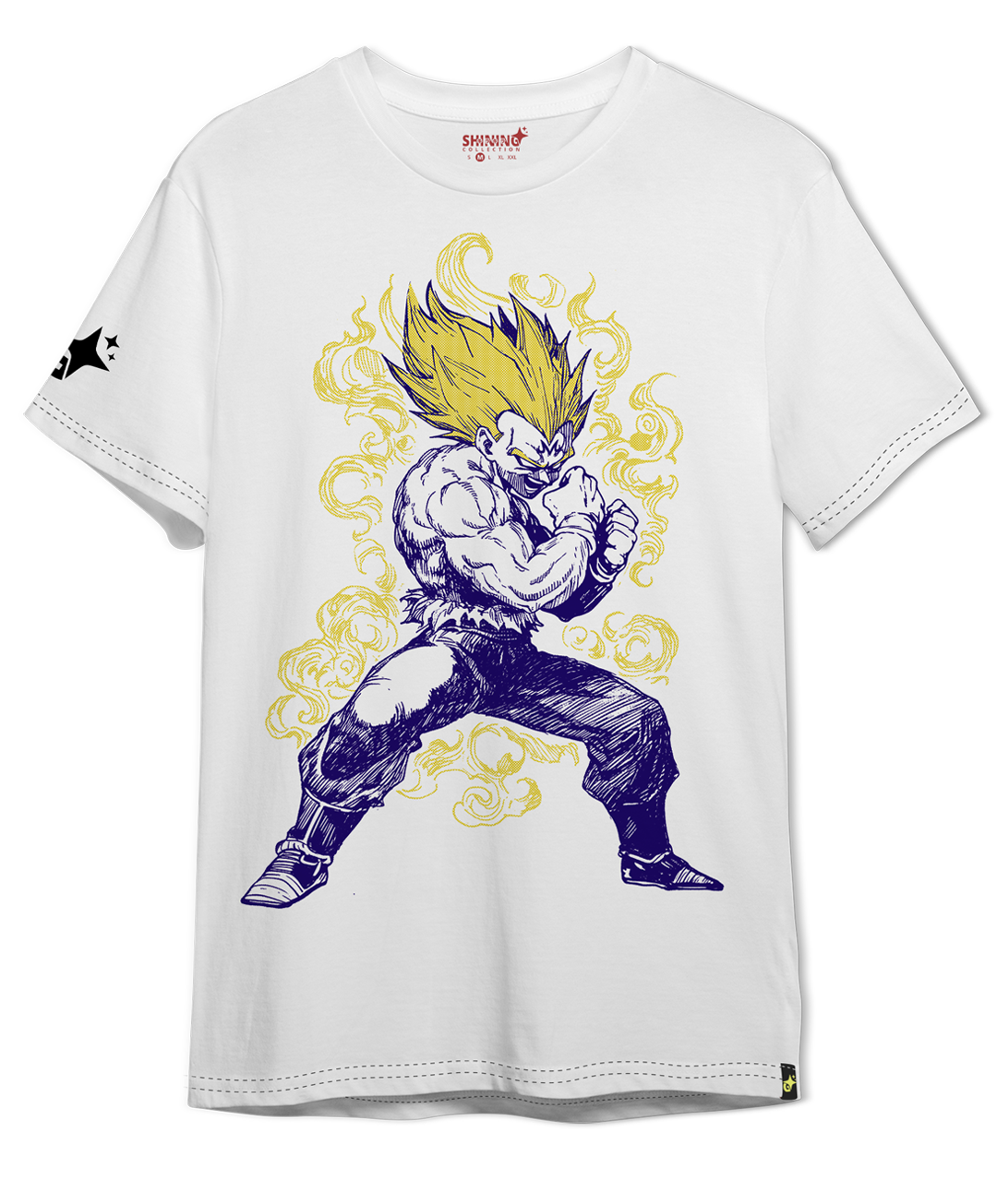 Polera Vegetal Devil Tec. Achurado Dragon Ball Oversized Long Fit Unisex