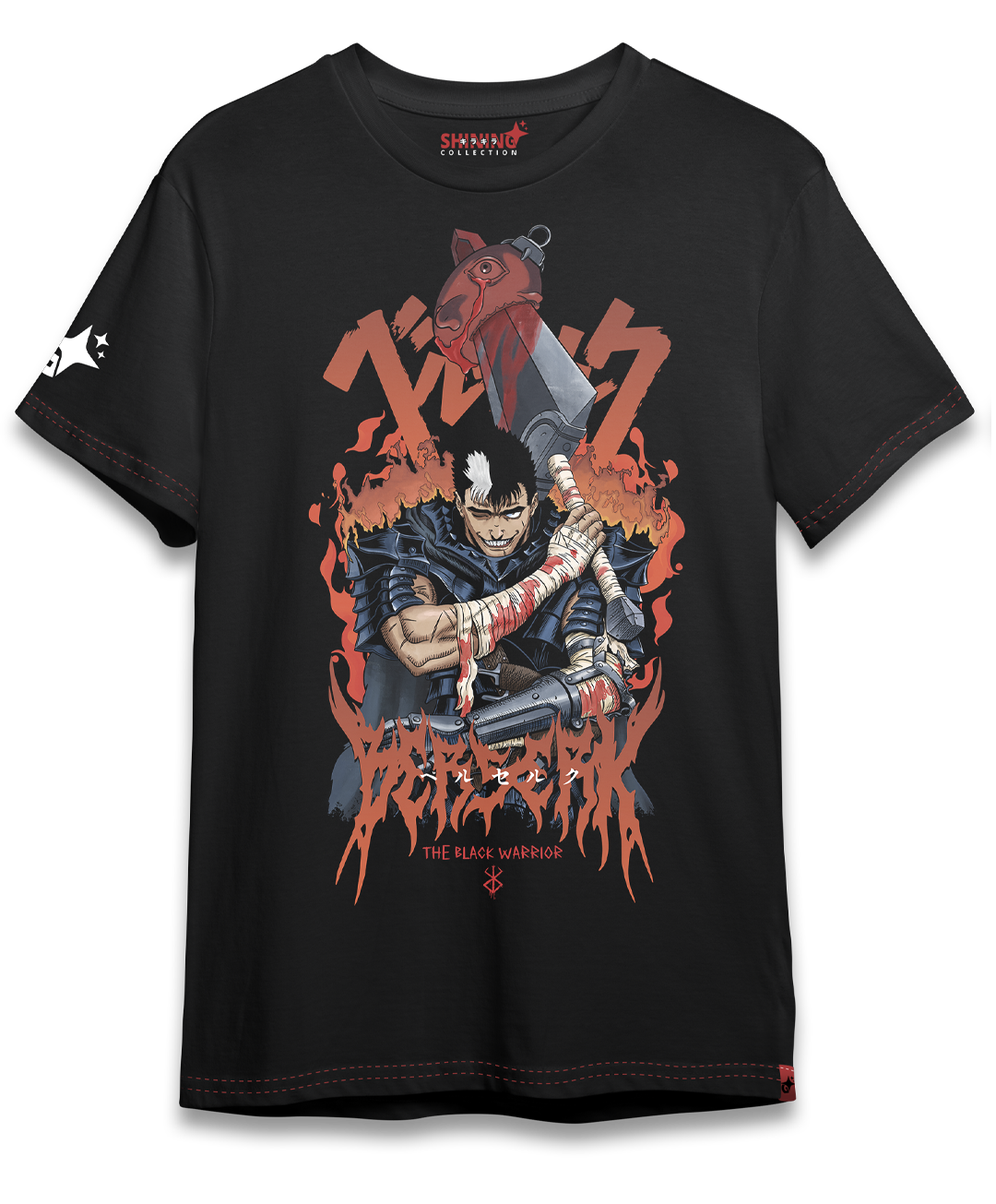 Polera Guts Berserk Oversized Long Fit Unisex