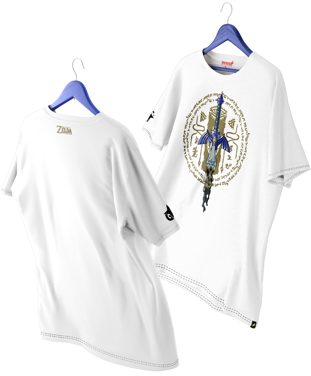 Polera de Zelda Espada Maestra Tears of the Kingdom Oversized Long Fit Unisex