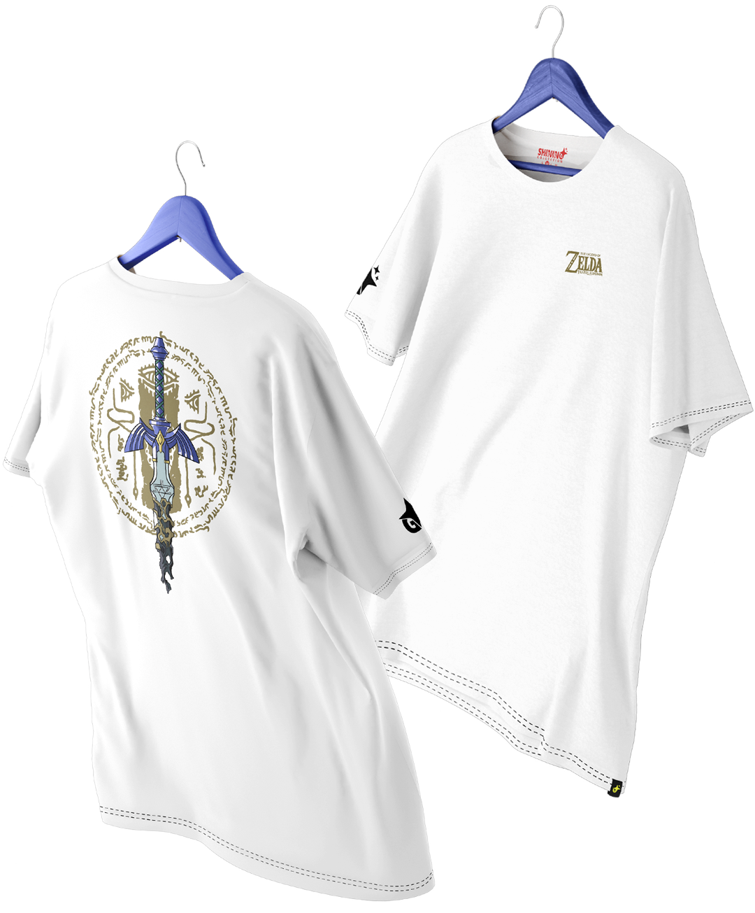 Polera de Zelda Espada Maestra Tears of the Kingdom Oversized Long Fit Unisex