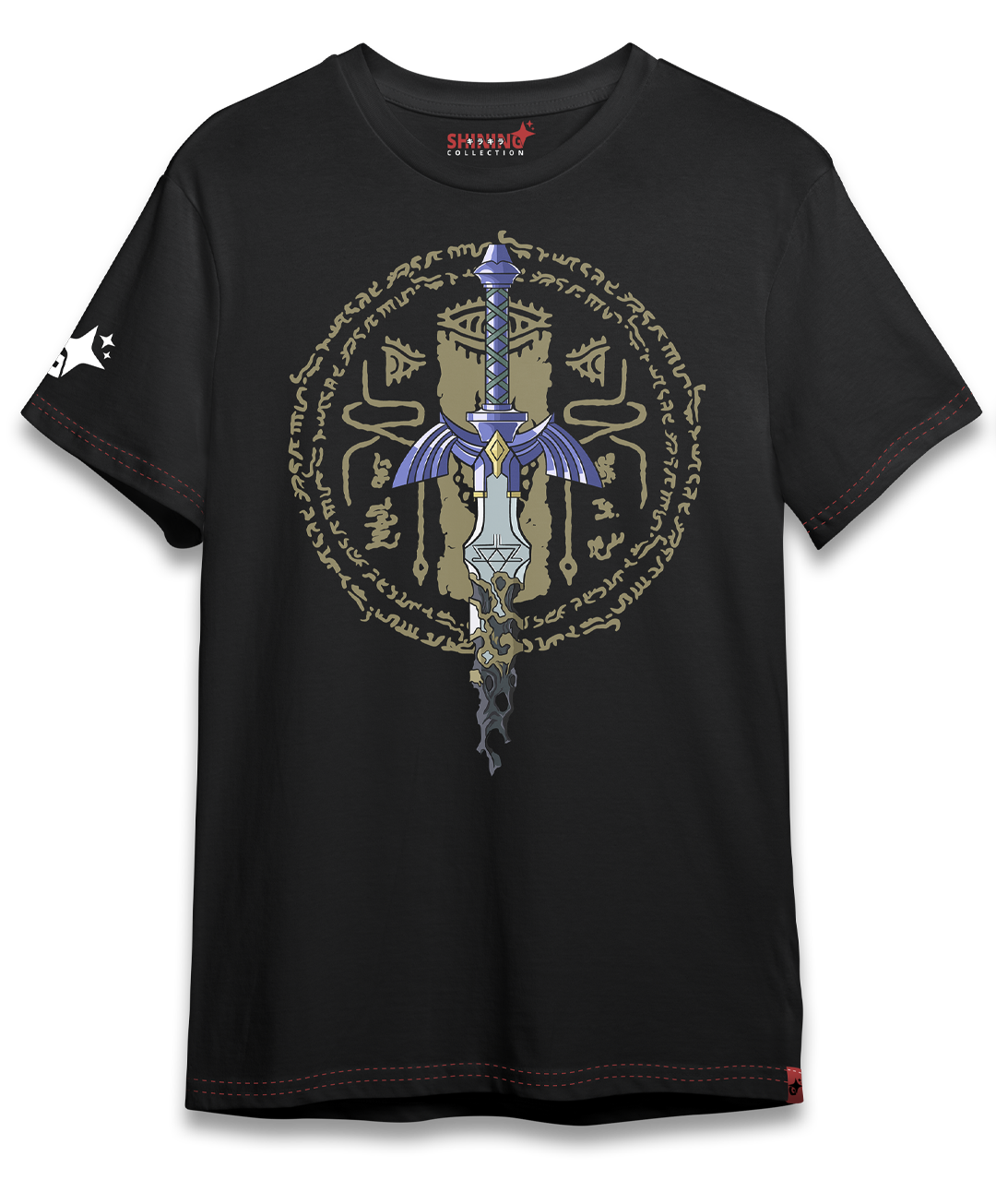 Polera de Zelda Espada Maestra Tears of the Kingdom Oversized Long Fit Unisex