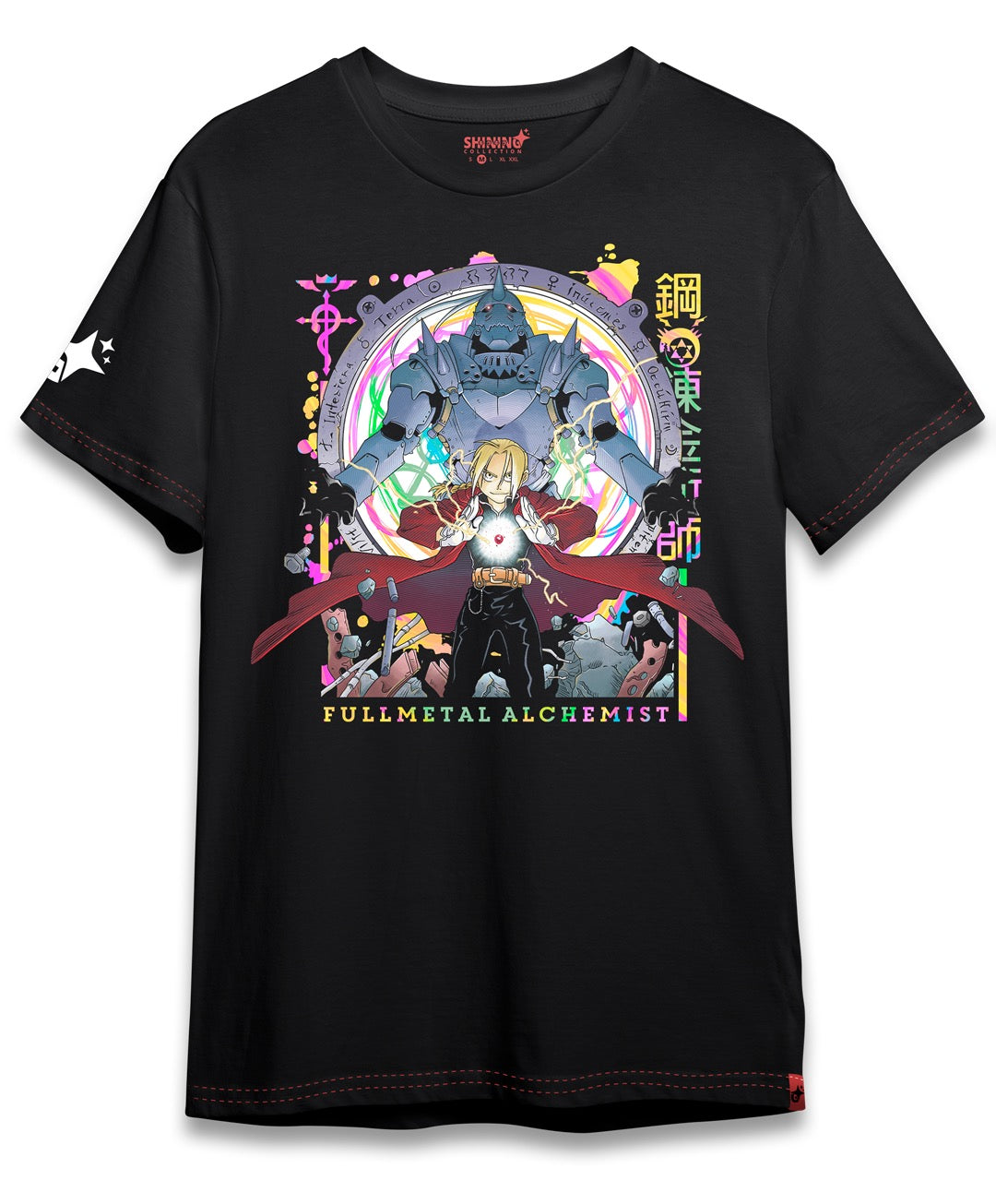 Polera Edward x Alphonse Elric Fullmetal Alchemist Oversized Long Fit Unisex