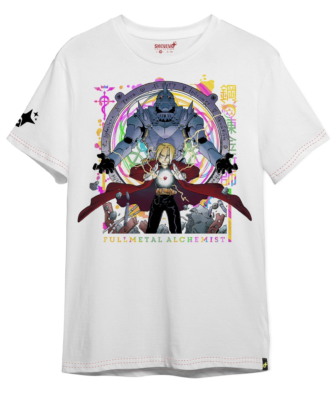 Polera Edward x Alphonse Elric Fullmetal Alchemist Oversized Long Fit Unisex