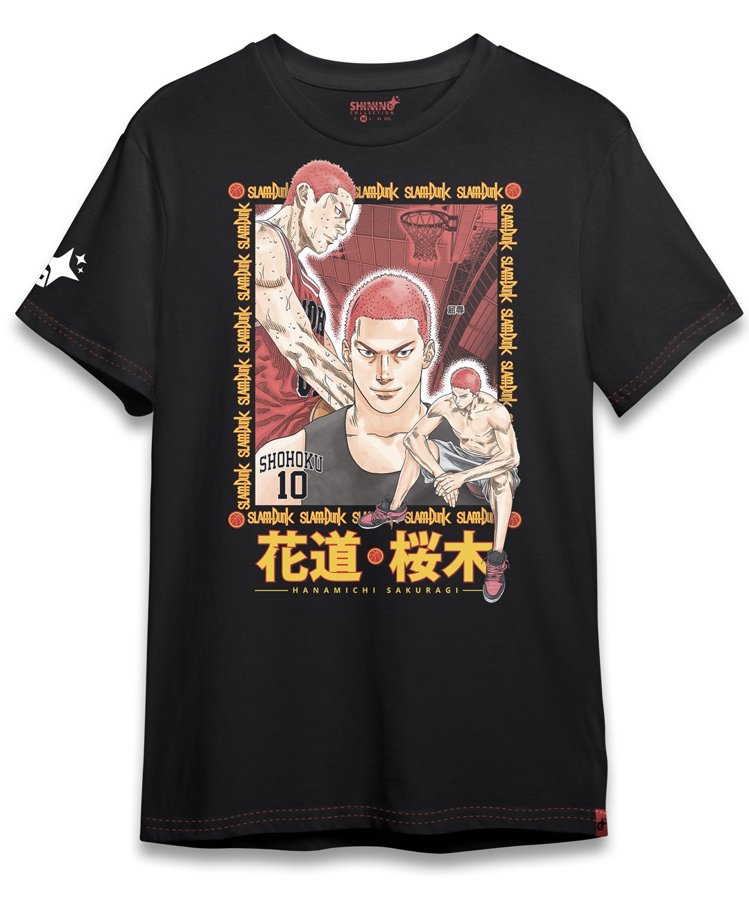 Polera Hanamichi Sakuragide Slamdunk Oversized Long Fit Unisex