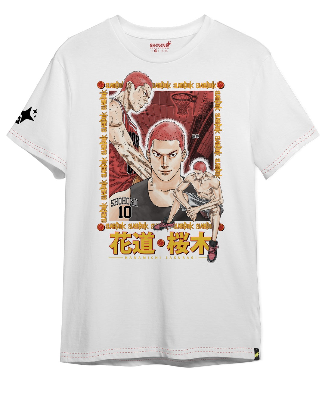Polera Hanamichi Sakuragide Slamdunk Oversized Long Fit Unisex