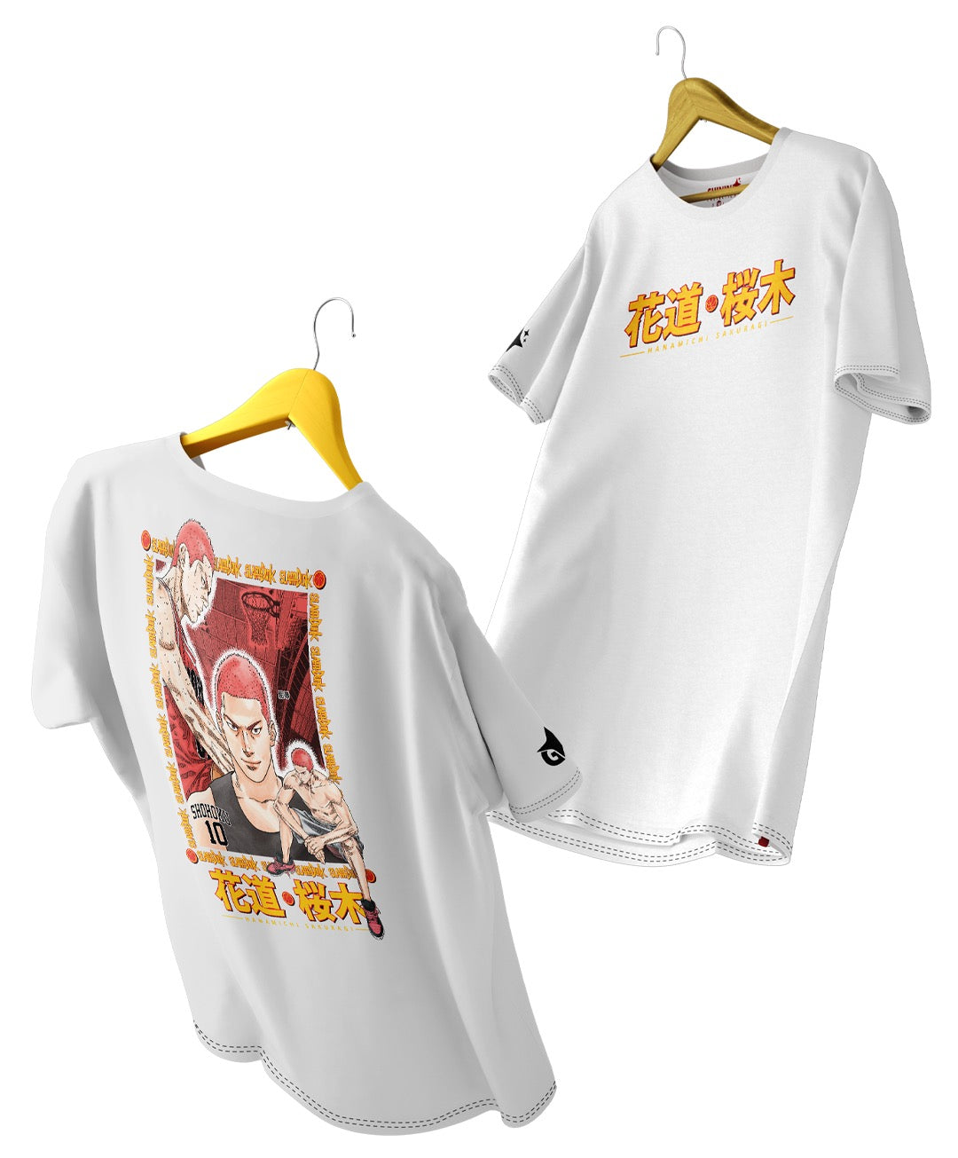 Polera Hanamichi Sakuragide Slamdunk Oversized Long Fit Unisex