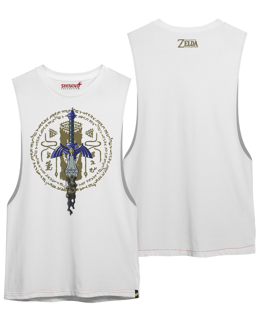 Polera de Zelda Espada Maestra Tears of the Kingdom Oversized Long Fit Unisex