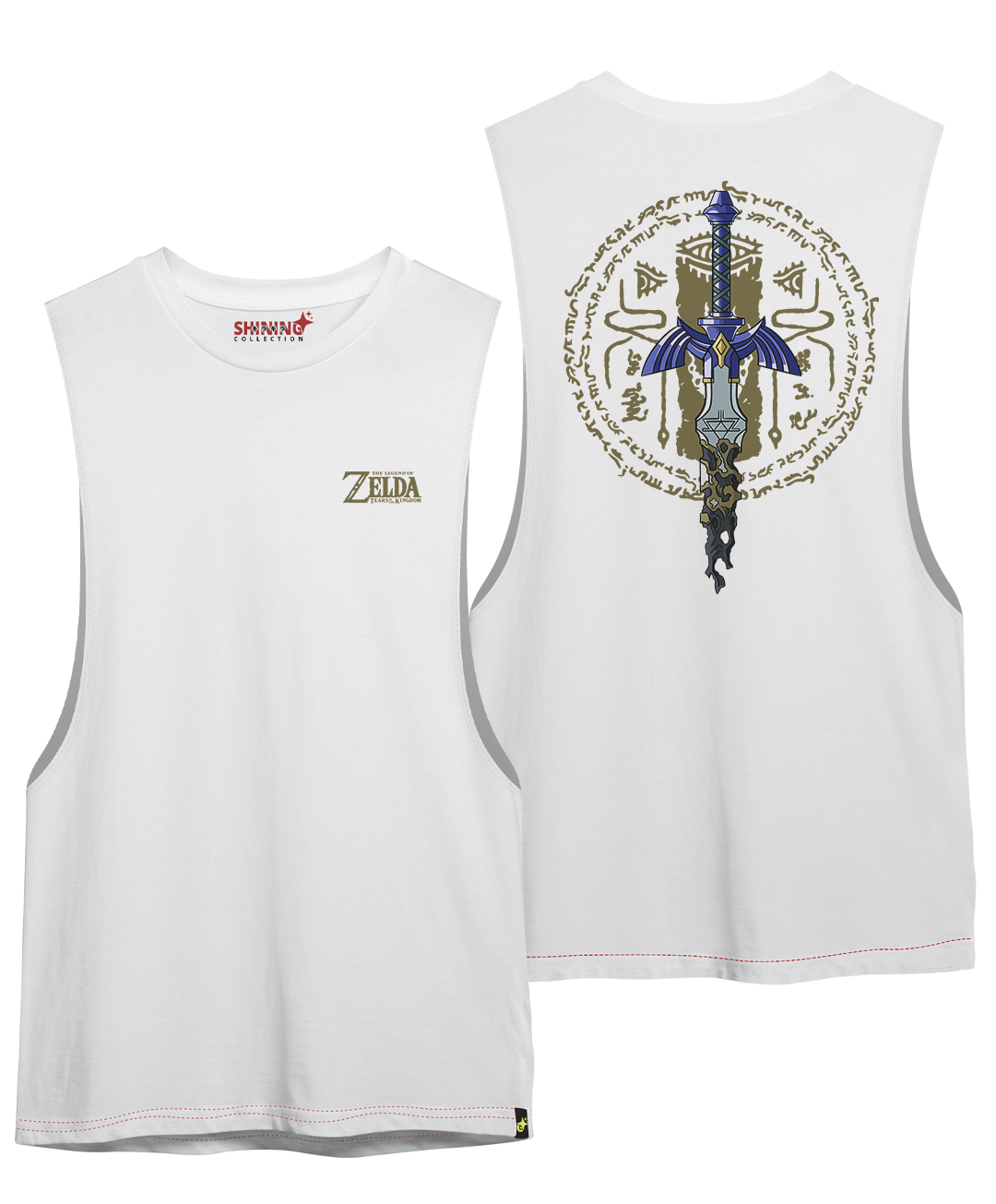 Polera de Zelda Espada Maestra Tears of the Kingdom Oversized Long Fit Unisex