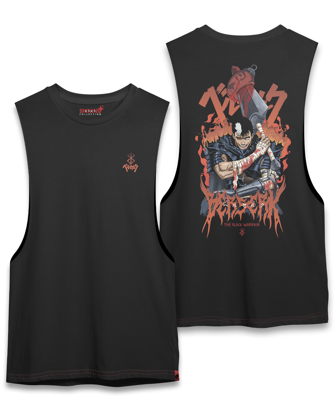 Polera Guts Berserk Oversized Long Fit Unisex