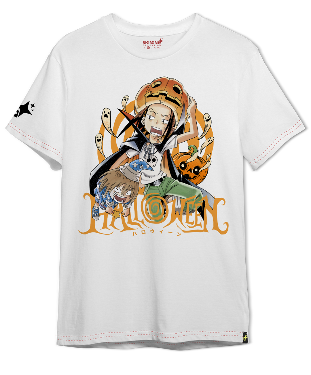 Polera Shaman King Yoh Azakura Halloween Oversized Long Fit Unisex