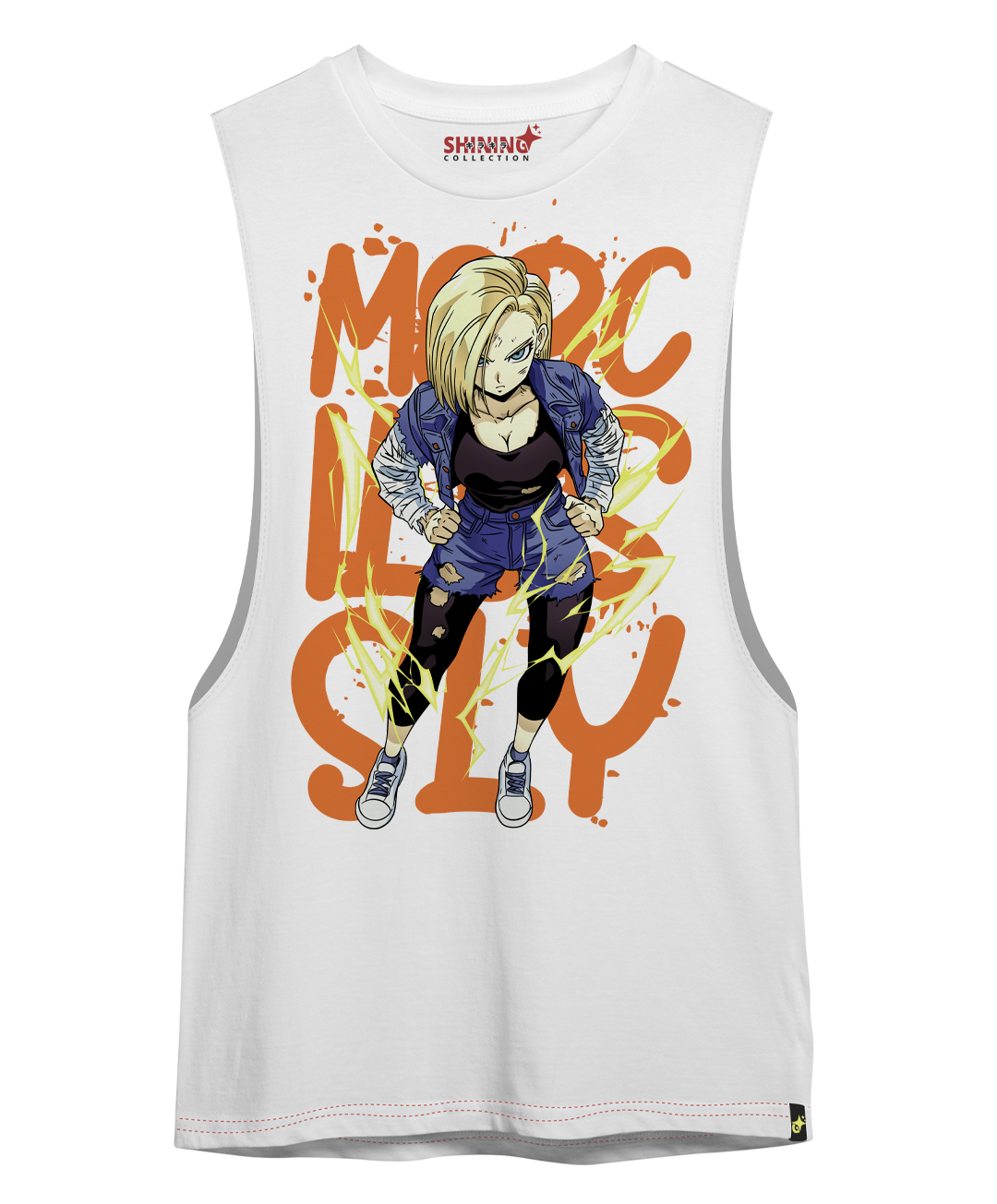 Polera Androide 18 - Dragon ball Z - Oversized Long Fit Unisex
