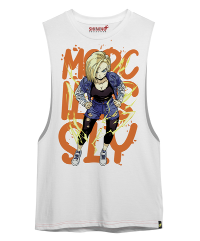 Polera Androide 18 - Dragon ball Z - Oversized Long Fit Unisex