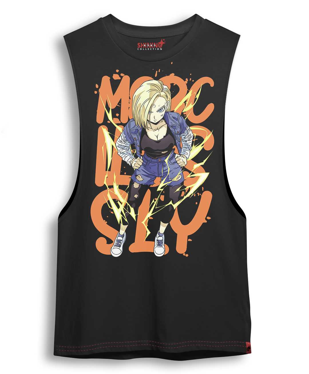 Polera Androide 18 - Dragon ball Z - Oversized Long Fit Unisex