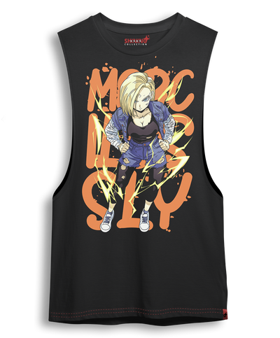 Polera Androide 18 - Dragon ball Z - Oversized Long Fit Unisex