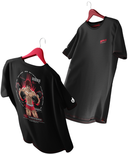 Polera Baki Hanma - Baki Gym Long Fit Unisex