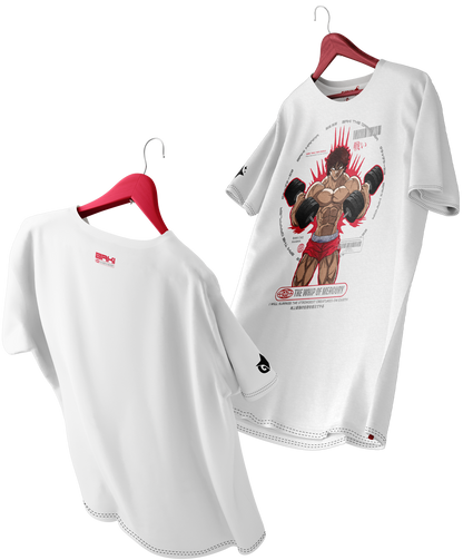 Polera Baki Hanma - Baki Gym Long Fit Unisex