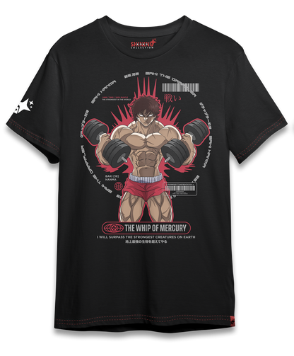 Polera Baki Hanma - Baki Gym Long Fit Unisex