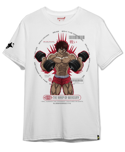Polera Baki Hanma - Baki Gym Long Fit Unisex
