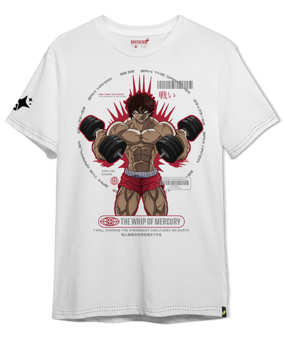 Polera Baki Hanma - Baki Gym Long Fit Unisex