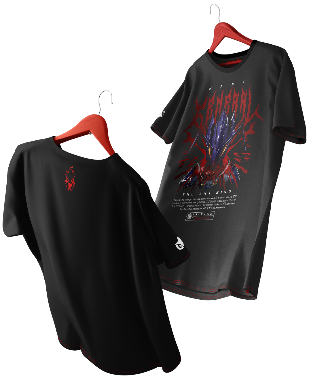 Hoodie “Beru The Ant King” Solo Leveling - Oversized Long Fit Unisex