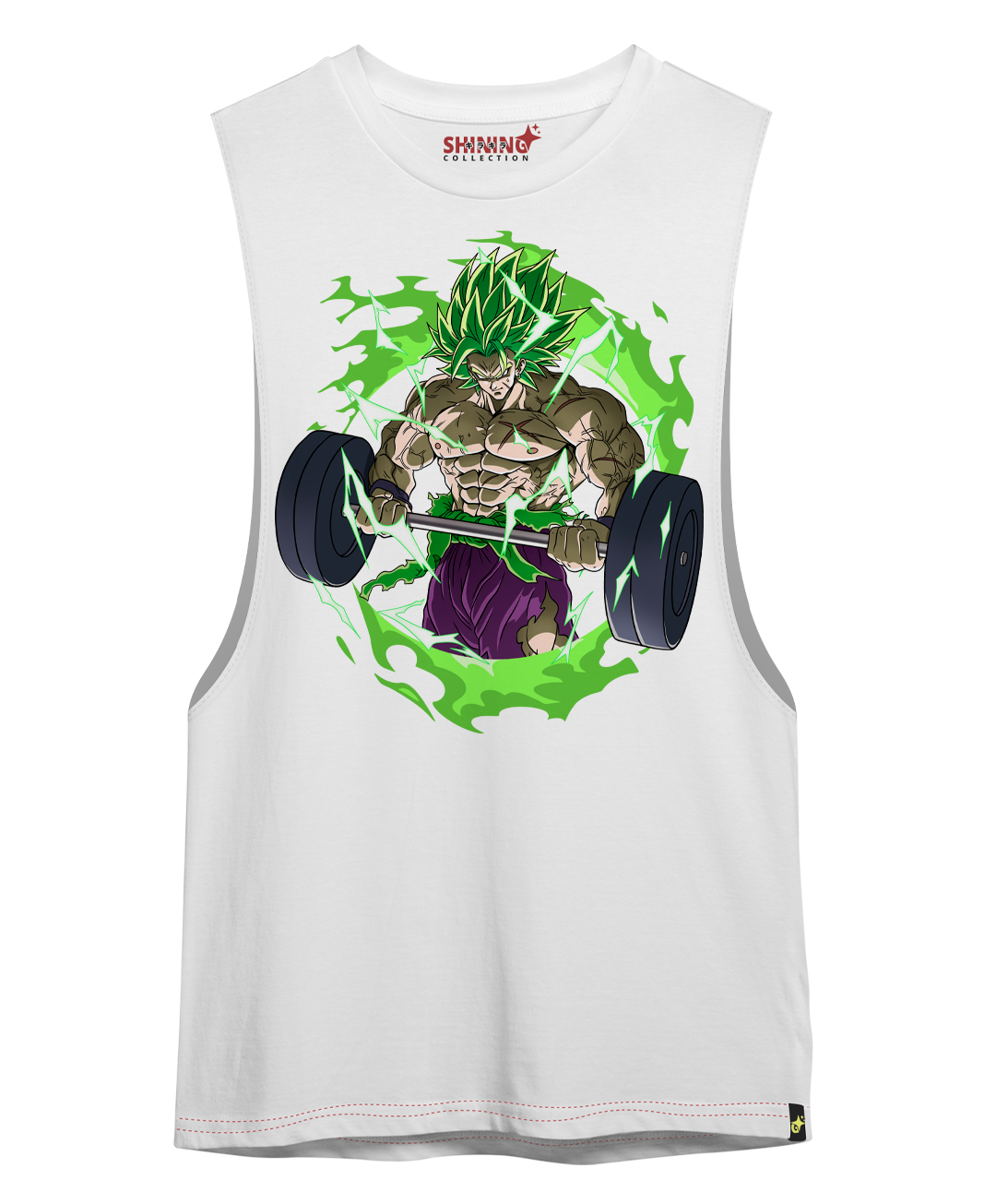 Polera Broly Gym Dragon Ball Z Gym Oversized Long Fit Unisex