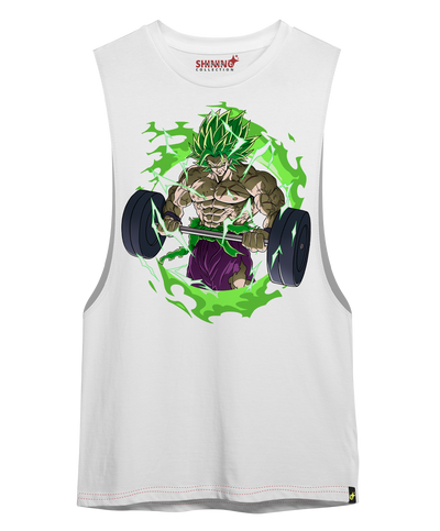 Polera Broly Gym Dragon Ball Z Gym Oversized Long Fit Unisex