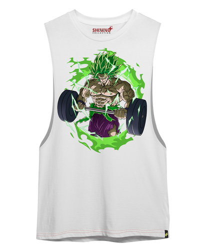 Polera Broly Gym Dragon Ball Z Gym Oversized Long Fit Unisex