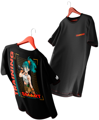 Polera Bulma Gym Dragon Ball Oversized Long Fit Unisex